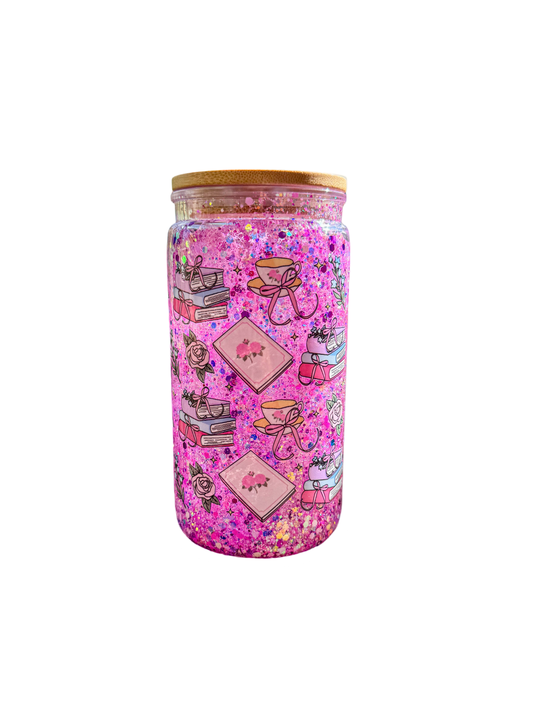 Romance Girlie Snowglobe Tumbler