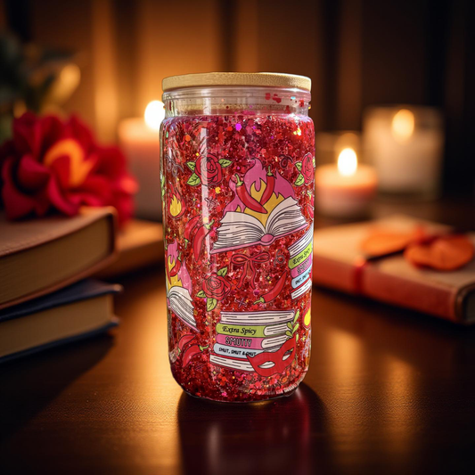 Smutty Snow globe tumbler