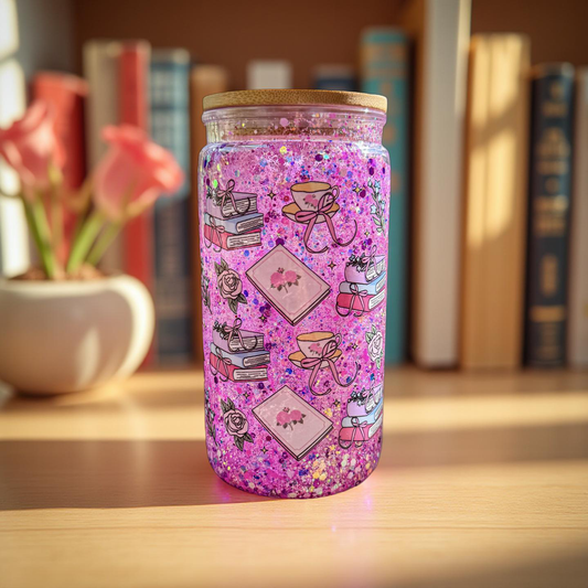 Romance Girlie Snowglobe Tumbler